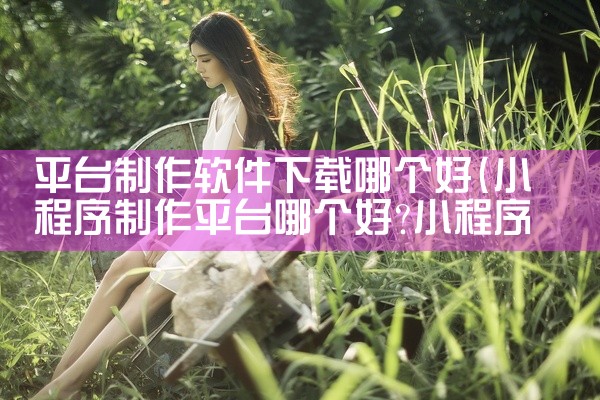平台制作软件下载哪个好