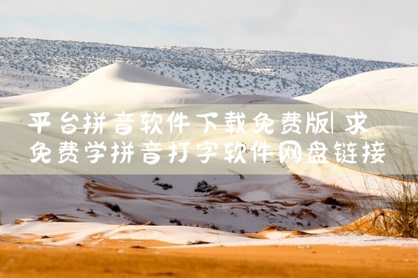 平台拼音软件下载免费版